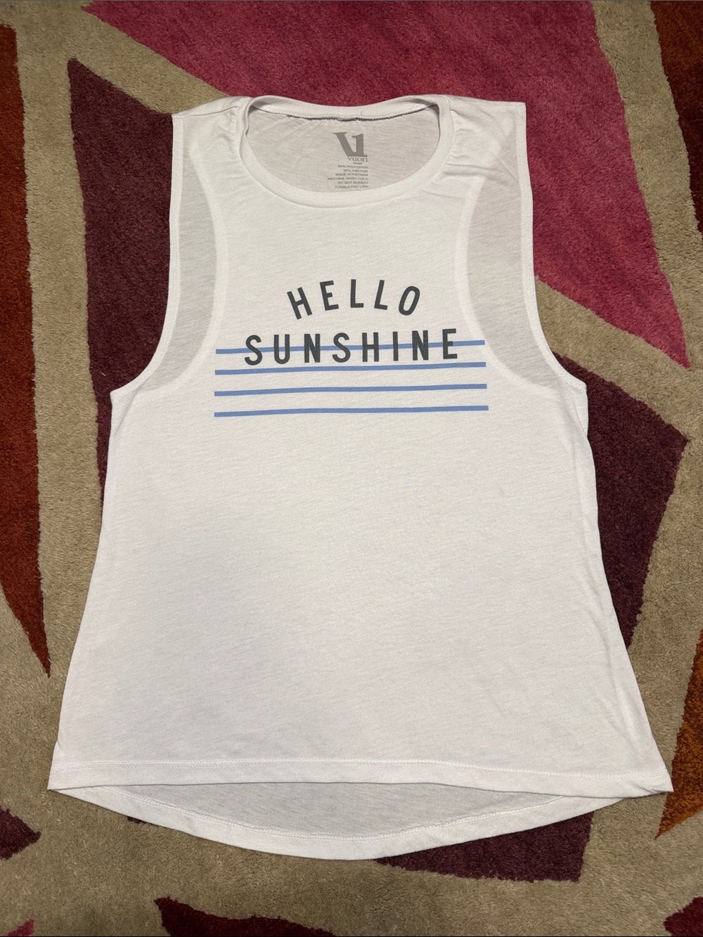 Vuori Hello Sunshine Tank Size S
